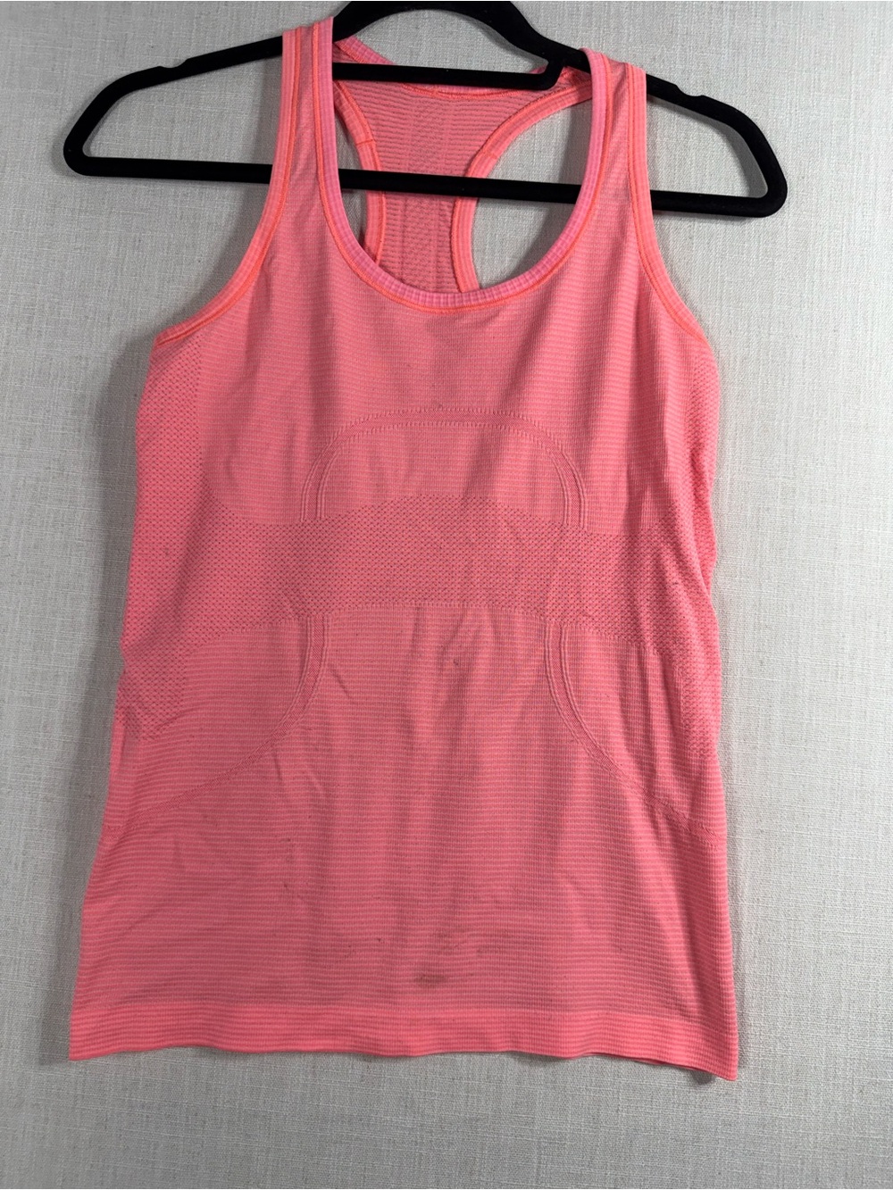 lululemon athletica Coral Racerback Mesh Tank Top